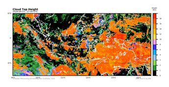 Himawari-9 Cloud Top Height