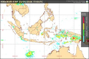 Himawari-9 Rainfall Potential