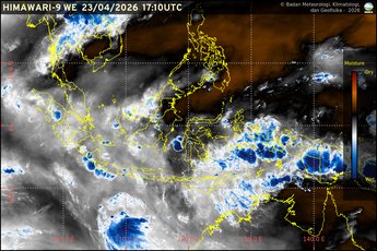 Himawari-9 Water Vapor Enhanced
