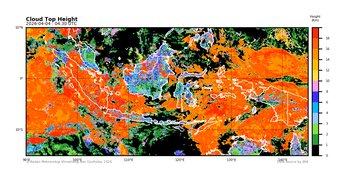 Himawari-9 Cloud Top Height