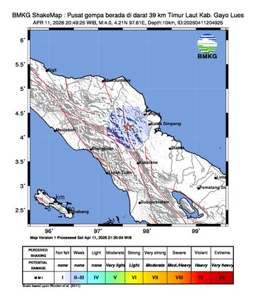 Gempa Bumi Terkini