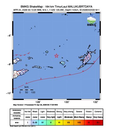 Gempa Bumi Terkini