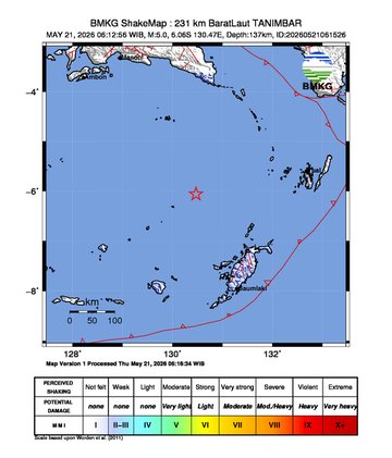 Gempa Bumi Terkini