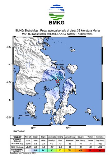 Gempa Bumi Terkini