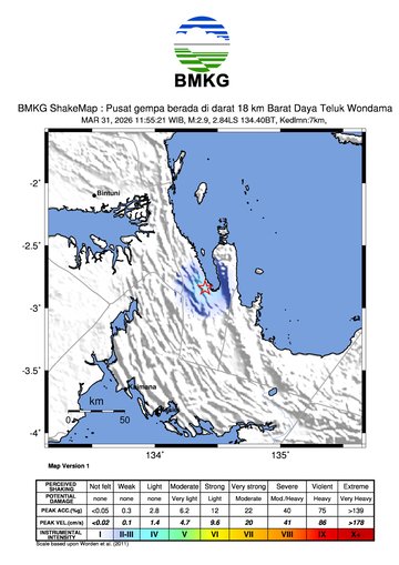 Gempa Bumi Terkini