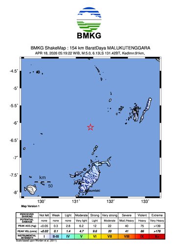 Gempa Bumi Terkini