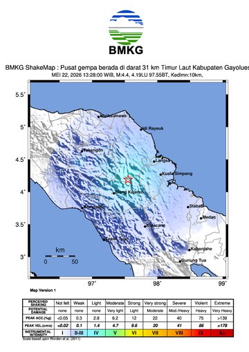 Gempa Bumi Terkini