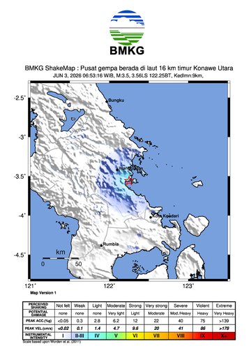 Gempa Bumi Terkini