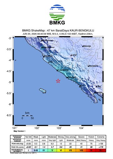 Gempa Bumi Terkini