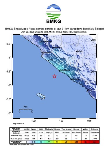 Gempa Bumi Terkini