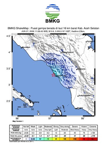 Gempa Bumi Terkini