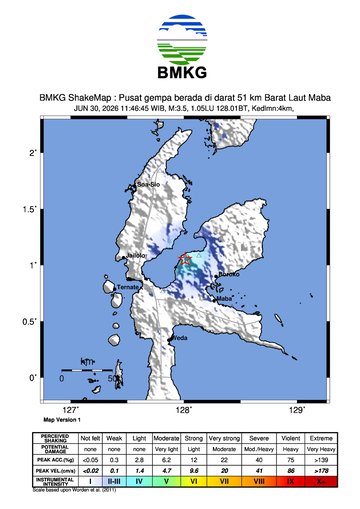 Gempa Bumi Terkini