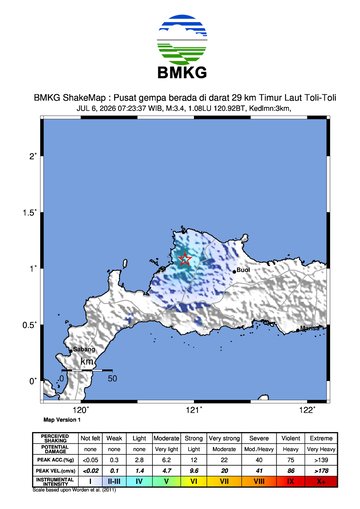 Gempa Bumi Terkini
