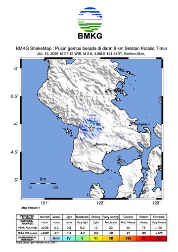 Gempa Bumi Terkini