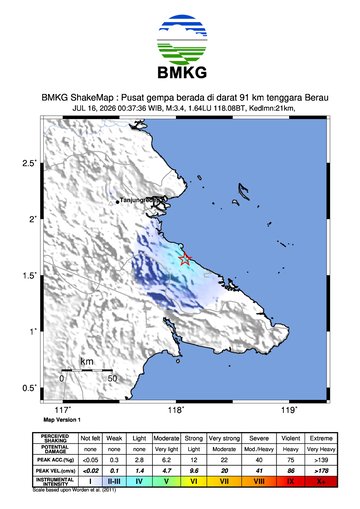 Gempa Bumi Terkini